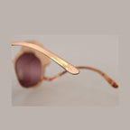 Dolce & Gabbana Pink Gold Rose Sequin Embroidery DG2202 Sunglasses