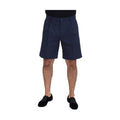 Dolce & Gabbana Blue Chinos Cotton Stretch Casual Shorts