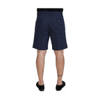 Dolce & Gabbana Blue Chinos Cotton Stretch Casual Shorts
