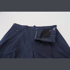Dolce & Gabbana Blue Chinos Cotton Stretch Casual Shorts