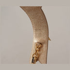 Dolce & Gabbana Gold Leather LOVE Patch Bag Shoulder Strap