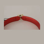 Dolce & Gabbana Beige Exotic Leather Crystals Shoulder Strap