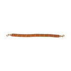 Dolce & Gabbana Orange Leather Swirl Print Bag Shoulder Strap