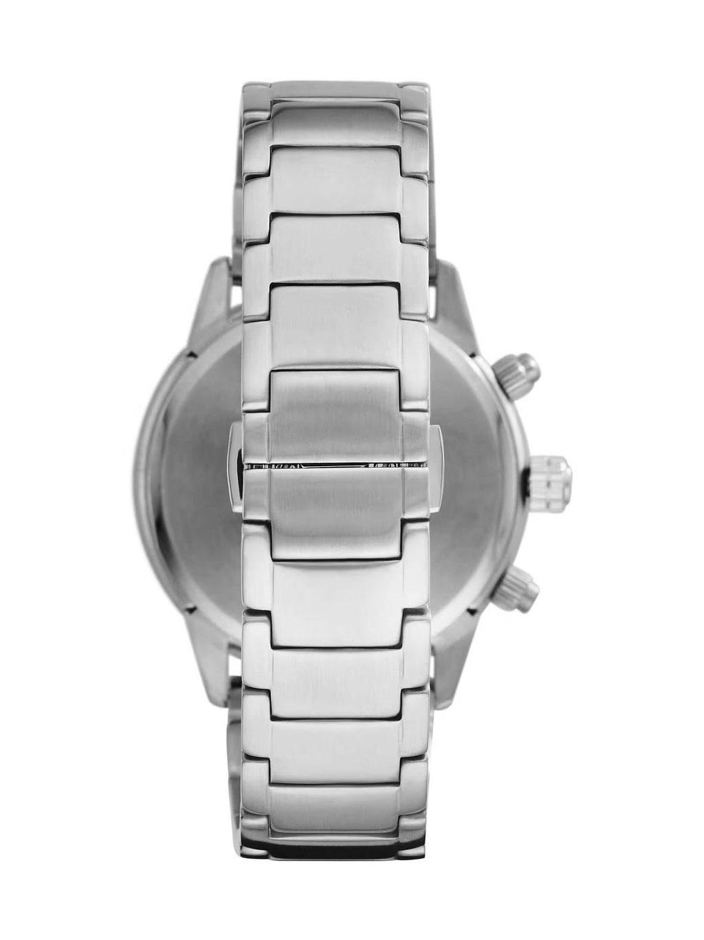 Emporio Armani Bronze and Silver Steel Chronograph Watch