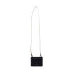 Dolce & Gabbana Blue White Caiman Leather Strap Card Holder Wallet