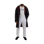 Dolce & Gabbana Black Trench Hooded Parka Cotton Jacket