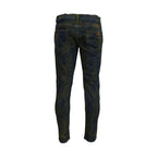 Dolce & Gabbana Blue Green Skinny Cotton Denim Jeans