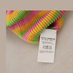 Dolce & Gabbana Multicolor Silk Vest Pullover Tank Top