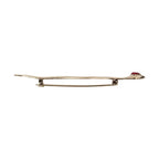 Dolce & Gabbana Silver Brass Crystal Spilla Serpente Brooch Pin