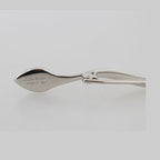 Dolce & Gabbana Silver Brass Crystal Spilla Serpente Mens Brooch Pin