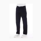 Alpha Studio Blue Cotton Men Pant