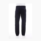 Alpha Studio Blue Cotton Men Pant