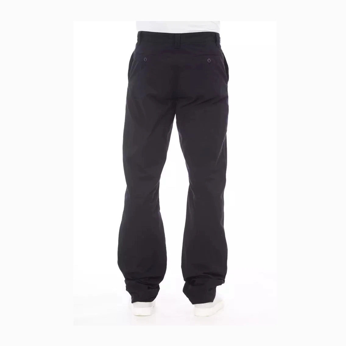 Alpha Studio Blue Cotton Men Pant