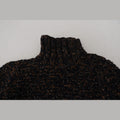 Dolce & Gabbana Brown Fatto A Mano Turtleneck Pullover Sweater