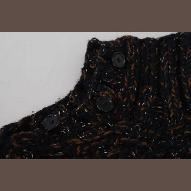Dolce & Gabbana Brown Fatto A Mano Turtleneck Pullover Sweater