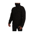Dolce & Gabbana Brown Fatto A Mano Turtleneck Pullover Sweater