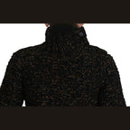 Dolce & Gabbana Brown Fatto A Mano Turtleneck Pullover Sweater