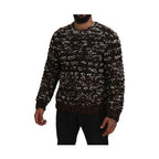 Dolce & Gabbana Brown Knitted Wool Fatto A Mano Sweater