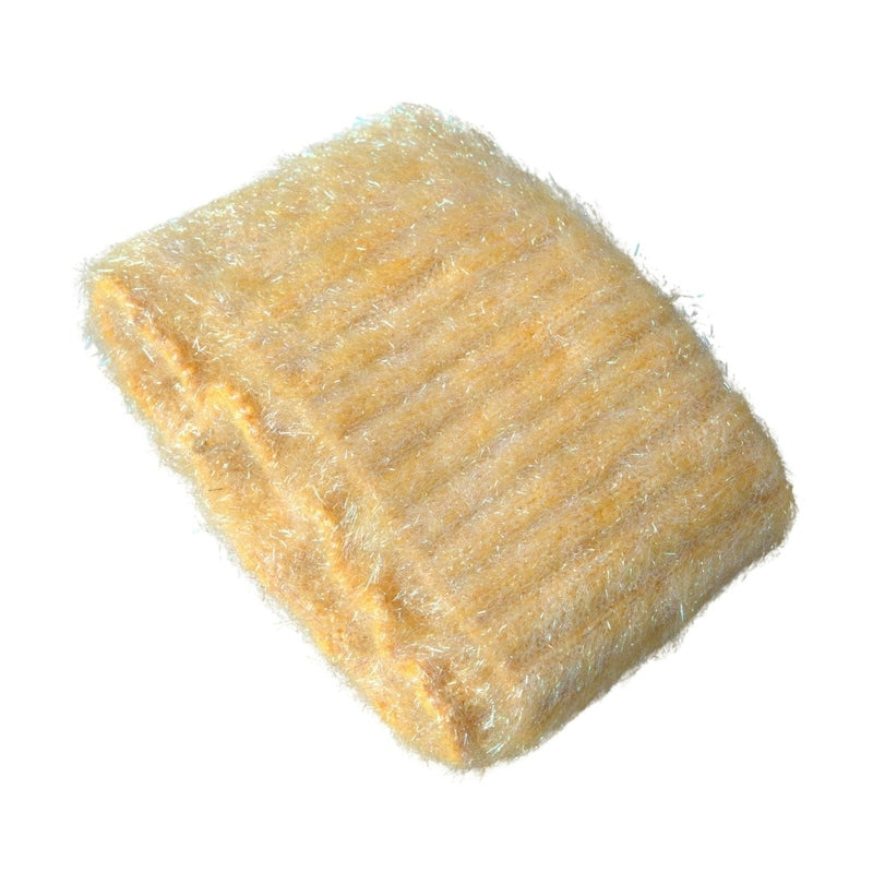 Dolce & Gabbana Yellow Polyester Mohair Fiber Neck Wrap Scarf