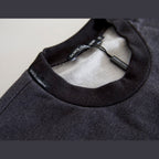 Dolce & Gabbana Dark Gray Cotton Crew Neck Pullover Sweater