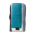 Dolce & Gabbana Blue Leather Purse Crossbody Sling Phone Bag Unisex