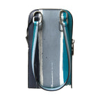 Dolce & Gabbana Blue Leather Purse Crossbody Sling Phone Bag Unisex
