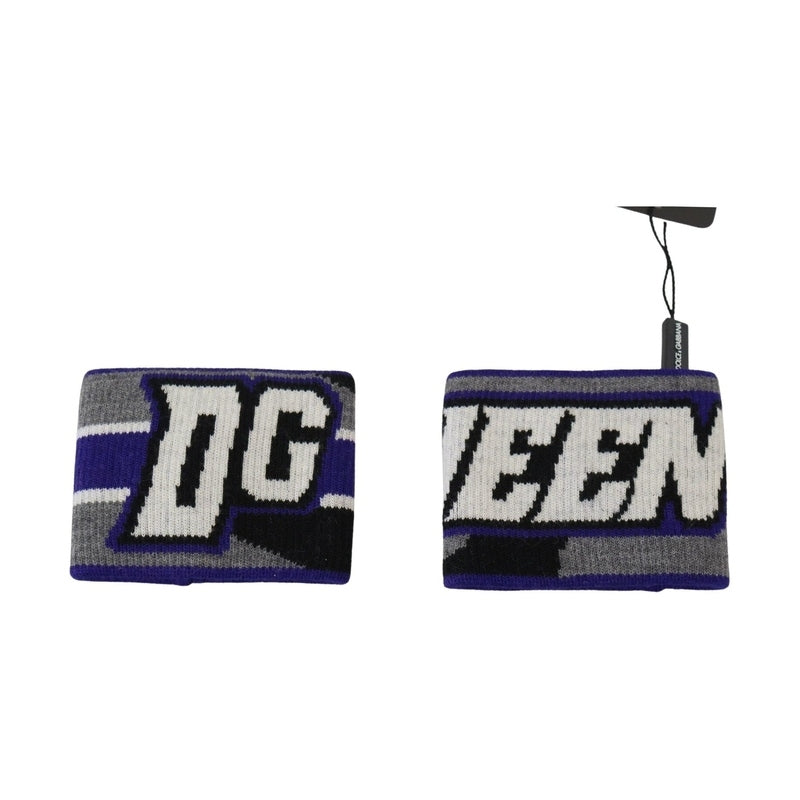 Dolce & Gabbana Purple Logo Two Piece Set Wristband