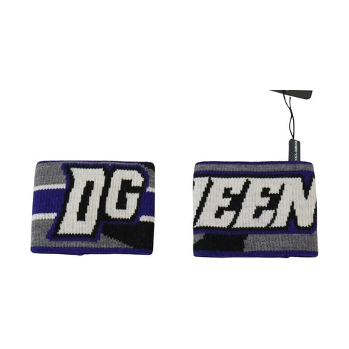 Dolce & Gabbana Purple Logo Two Piece Set Wristband
