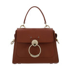 Chloé Brown Calf Leather Tess Handbag
