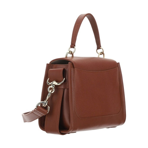 Chloé Brown Calf Leather Tess Handbag