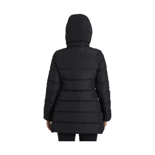 Dolce & Gabbana Black Polyester Hooded Reversible Jacket