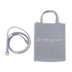 Givenchy Blue Coated Canvas Vertical Cloud Mini Shoulder Bag