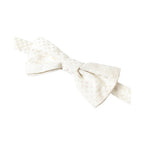 Dolce & Gabbana Ivory Fantasy Pattern Adjustable Neck Papillon Bow Tie