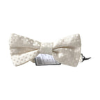 Dolce & Gabbana Ivory Fantasy Pattern Adjustable Neck Papillon Bow Tie