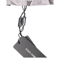 Dolce & Gabbana Gray Dotted Silk Adjustable Men Neck Papillon Bow Tie