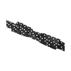 Dolce & Gabbana Black Polka Dot Silk Adjustable Men Neck Papillon Bow Tie
