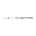 Dolce & Gabbana White Silk Slim Adjustable Neck Papillon Bow Tie