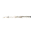 Dolce & Gabbana White Silk Slim Adjustable Neck Papillon Bow Tie