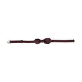 Dolce & Gabbana Red Bordeaux Silk Slim Adjustable Neck Papillon Bow Tie