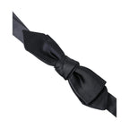 Dolce & Gabbana Dark Blue Silk Satin Adjustable Neck Men Papillon Bow Tie