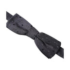 Dolce & Gabbana Blue Polka Dot Silk Adjustable Neck Men Papillon Bow Tie