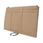 Dolce & Gabbana Beige Leather Shoulder Cardholder Shoulder Strap Wallet
