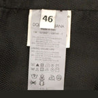 Dolce & Gabbana Black Cotton Viscose Dress Vest Blazer