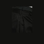 Dolce & Gabbana Black Cotton Stretch Cargo Bermuda Shorts