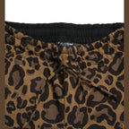 Dolce & Gabbana Brown Leopard Jacquard Jogger Pants