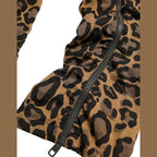 Dolce & Gabbana Brown Leopard Jacquard Jogger Pants
