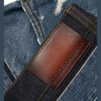 Dolce & Gabbana Blue Tattered Cotton Men Denim Jeans