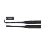 Dolce & Gabbana Gray Black Wool Silk Bow Tie
