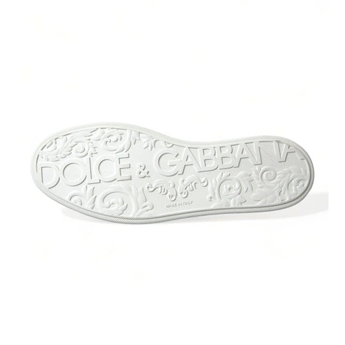 Dolce & Gabbana Beige Suede Caiman Men Loafers Slippers Shoes