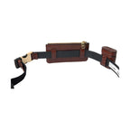 Dolce & Gabbana Brown Alligator Leather Airpods Case Coin Purse Wallet